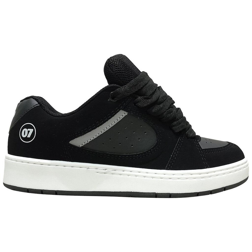 Tênis Lejon Haven Preto Branco Nobuck Sintético Ljsc0004