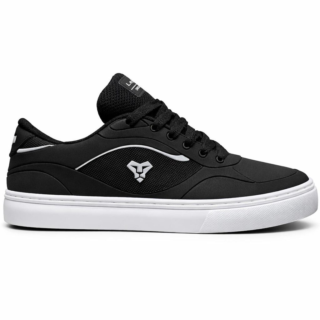 Tênis Lejon One Sintético Skate Estilo Básico Preto Original