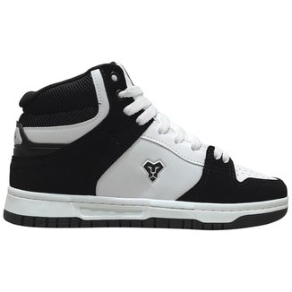 Tênis Lejon Venture Preto Branco Estilo Skate Basquete L0002