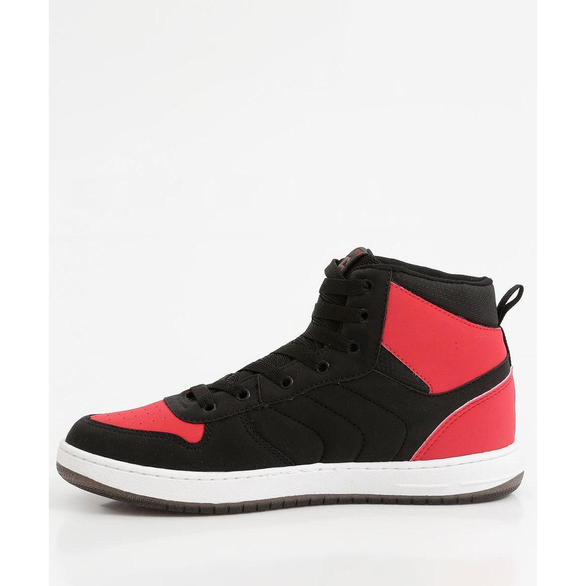 Tênis Logus Recorte Cano Alto Masculino - Preto | Netshoes