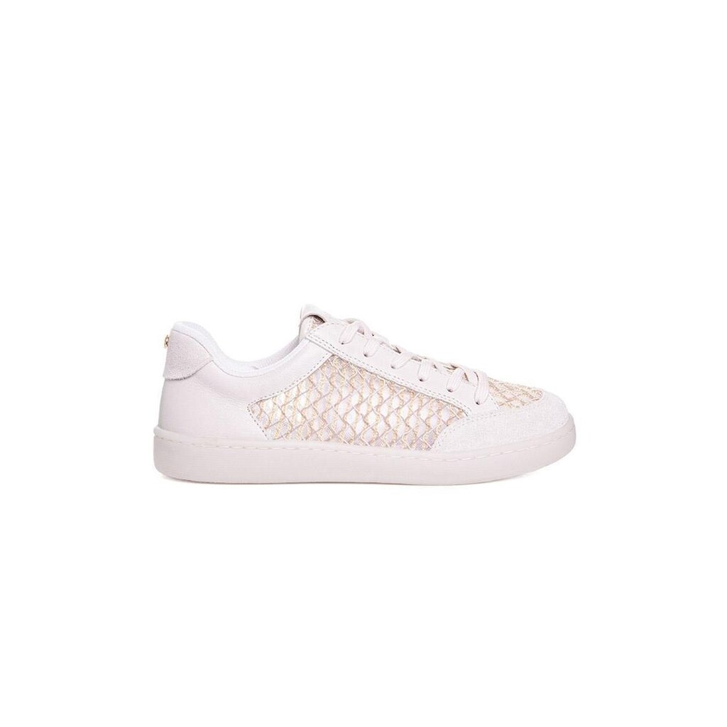 Tênis Loucos E Santos Trançado Couro Off White