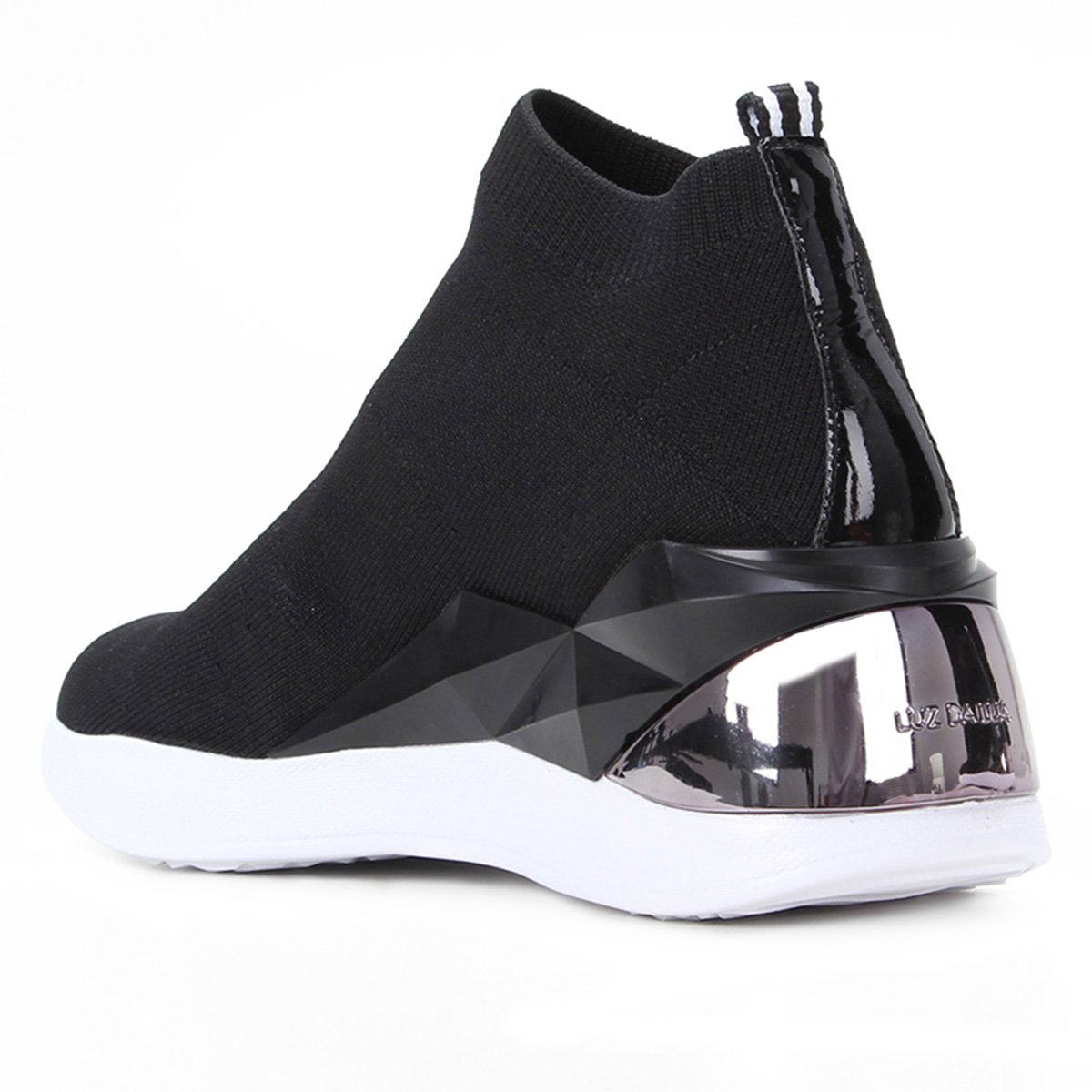 Tênis Luz da Lua Boot Diamond Kinit Feminino - Preto | Netshoes