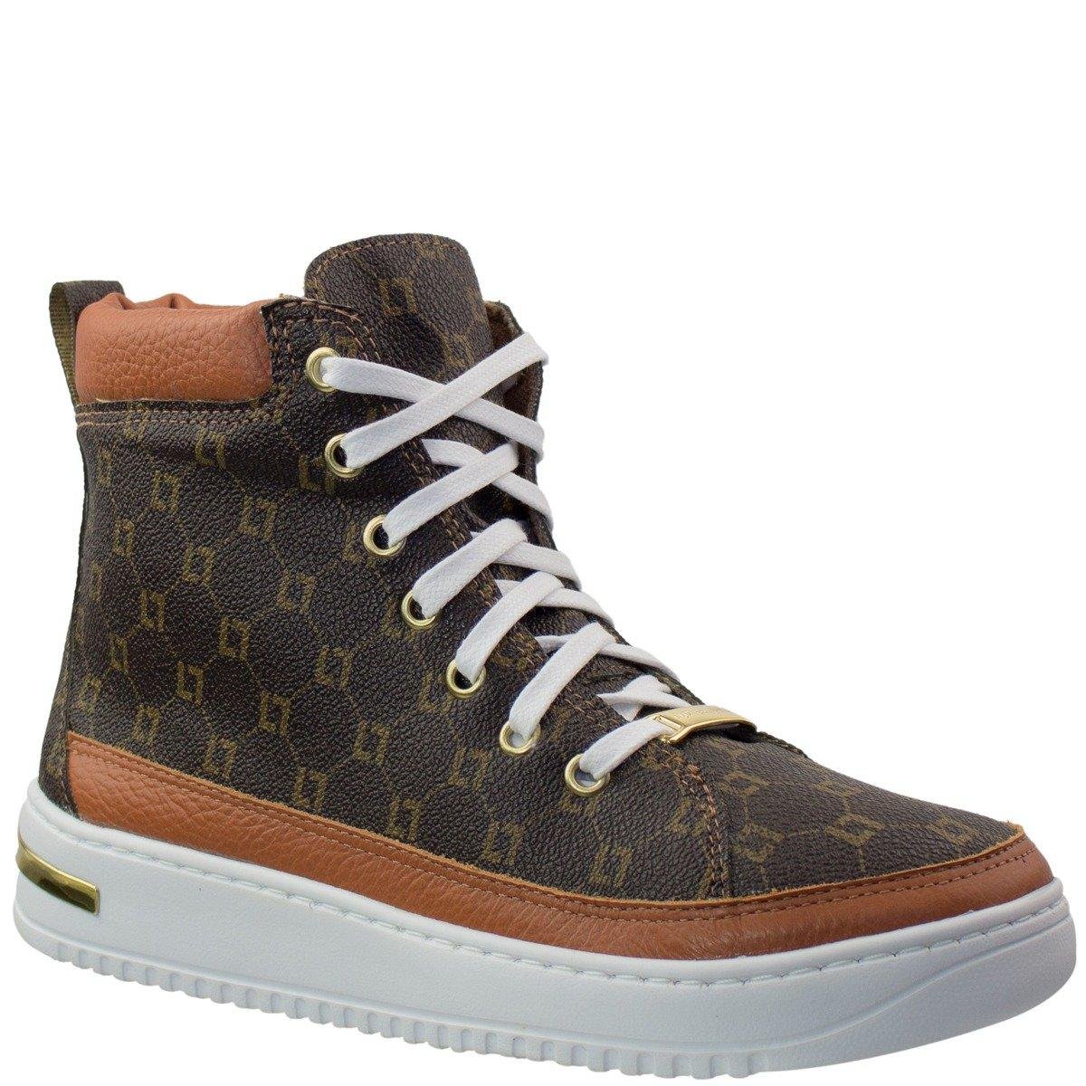 tenis cano alto luz da lua