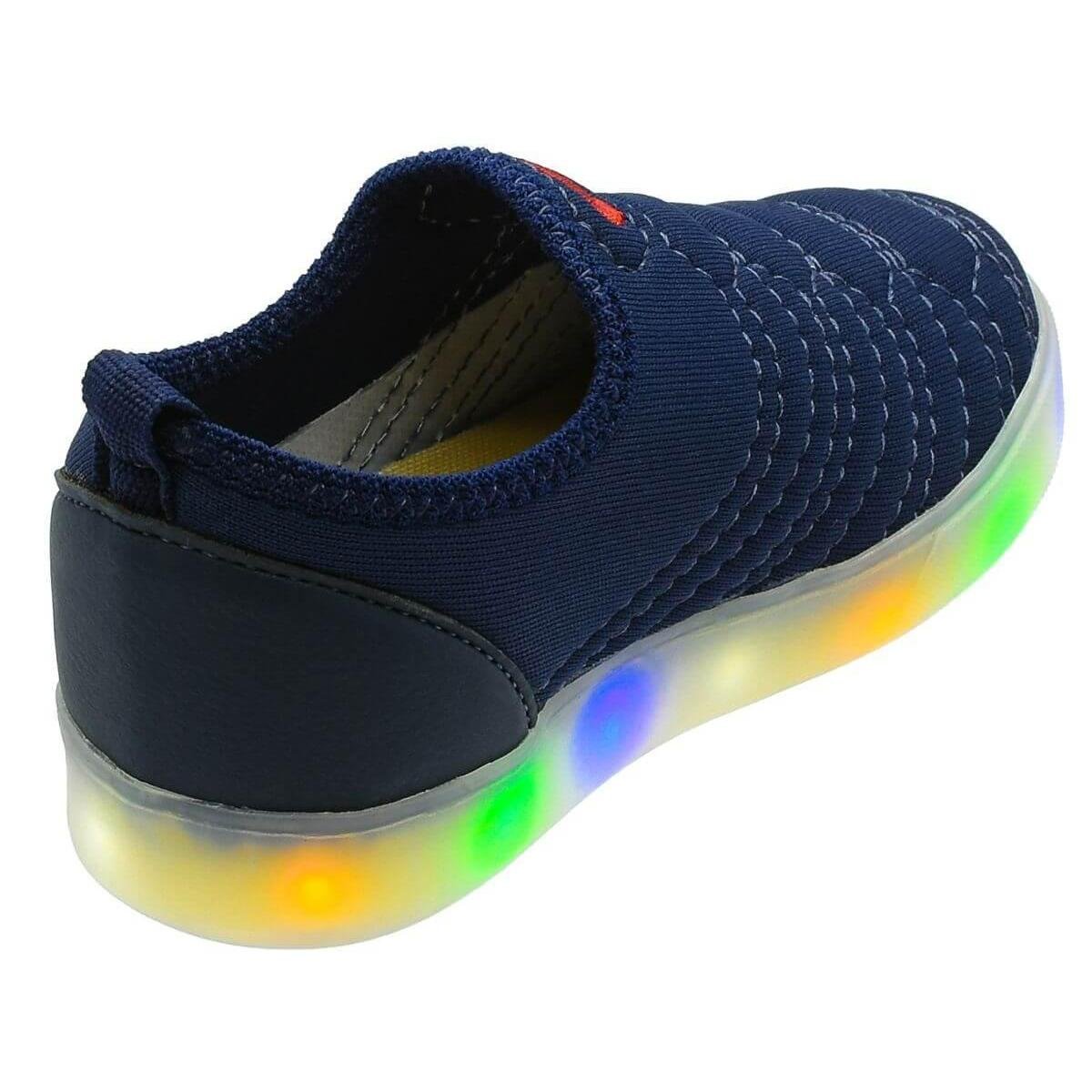 Club Happy Tenis Masculino Infantil Com Led Tênis LED Casual Club