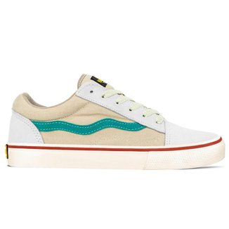 Tênis Mad Rats Lona Unissex Old School | Areia Verde Cor:;Tamanho:36