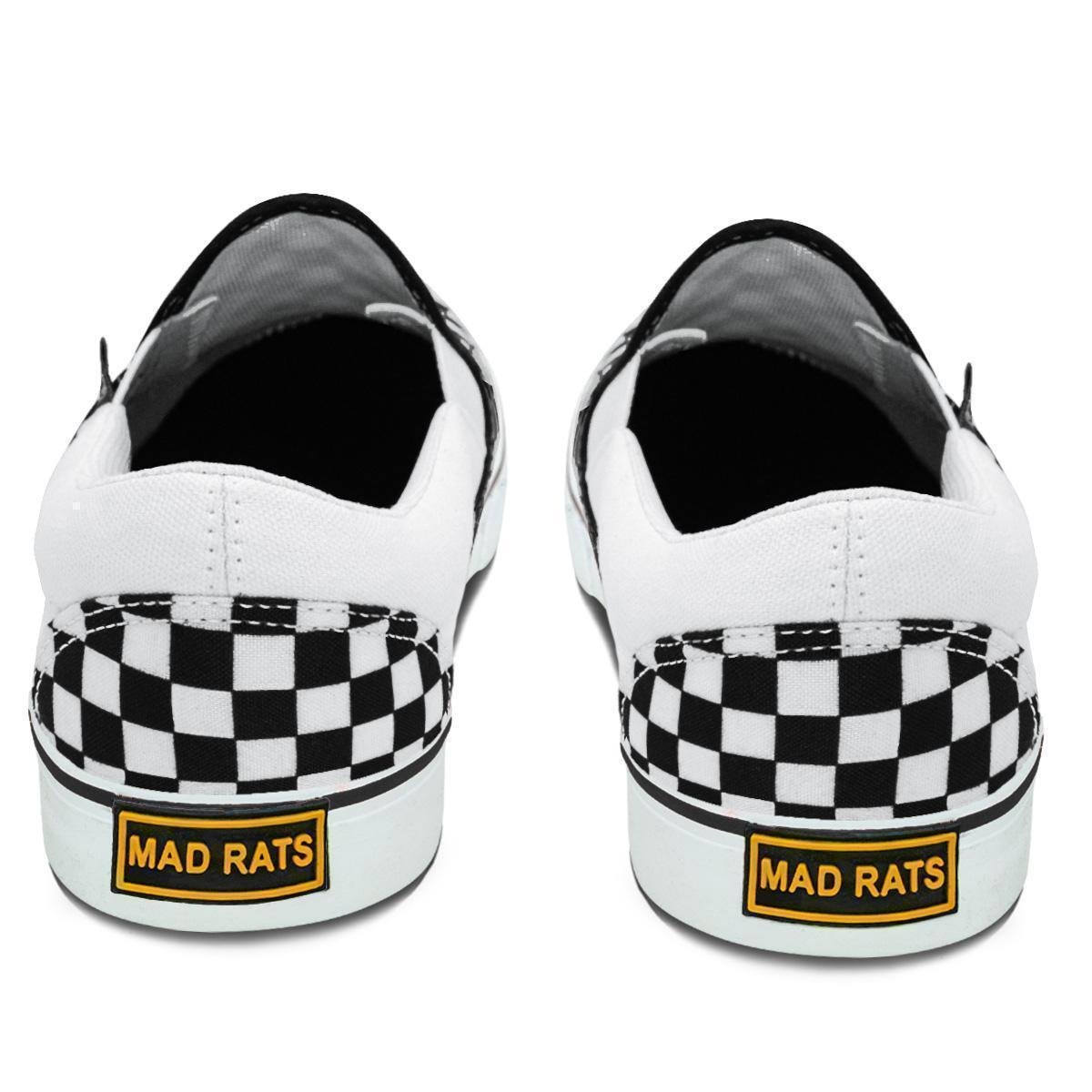 Tênis Slip Slip On Mad Rats Tênis Mad Rats Lona Unissex