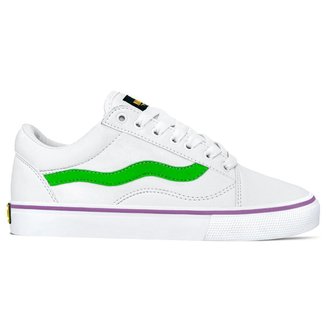Tênis Mad Rats Sintético Unissex Old School PU | Verde Cor:;Tamanho:44