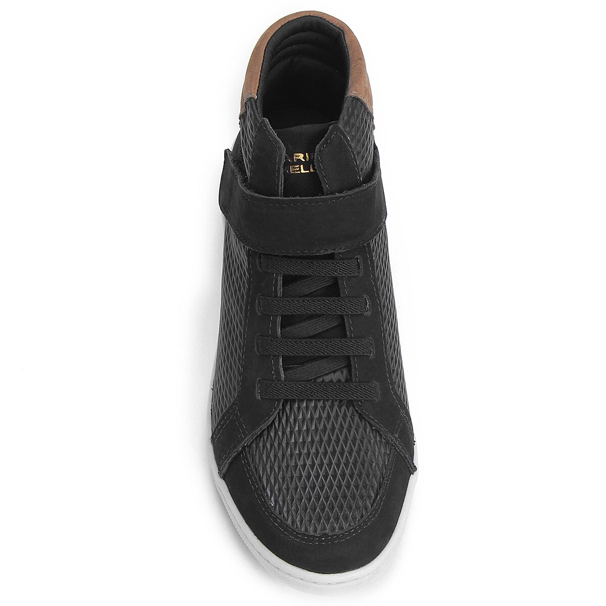 Tênis Marina Mello Cano Alto Velcro - Preto | Netshoes