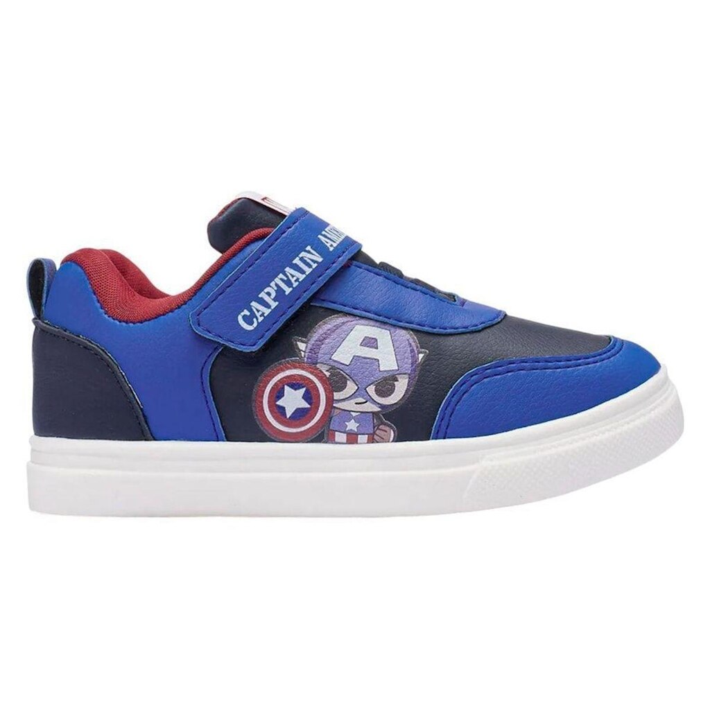 Tênis Marvel Capitão América Infantil - Azul 20