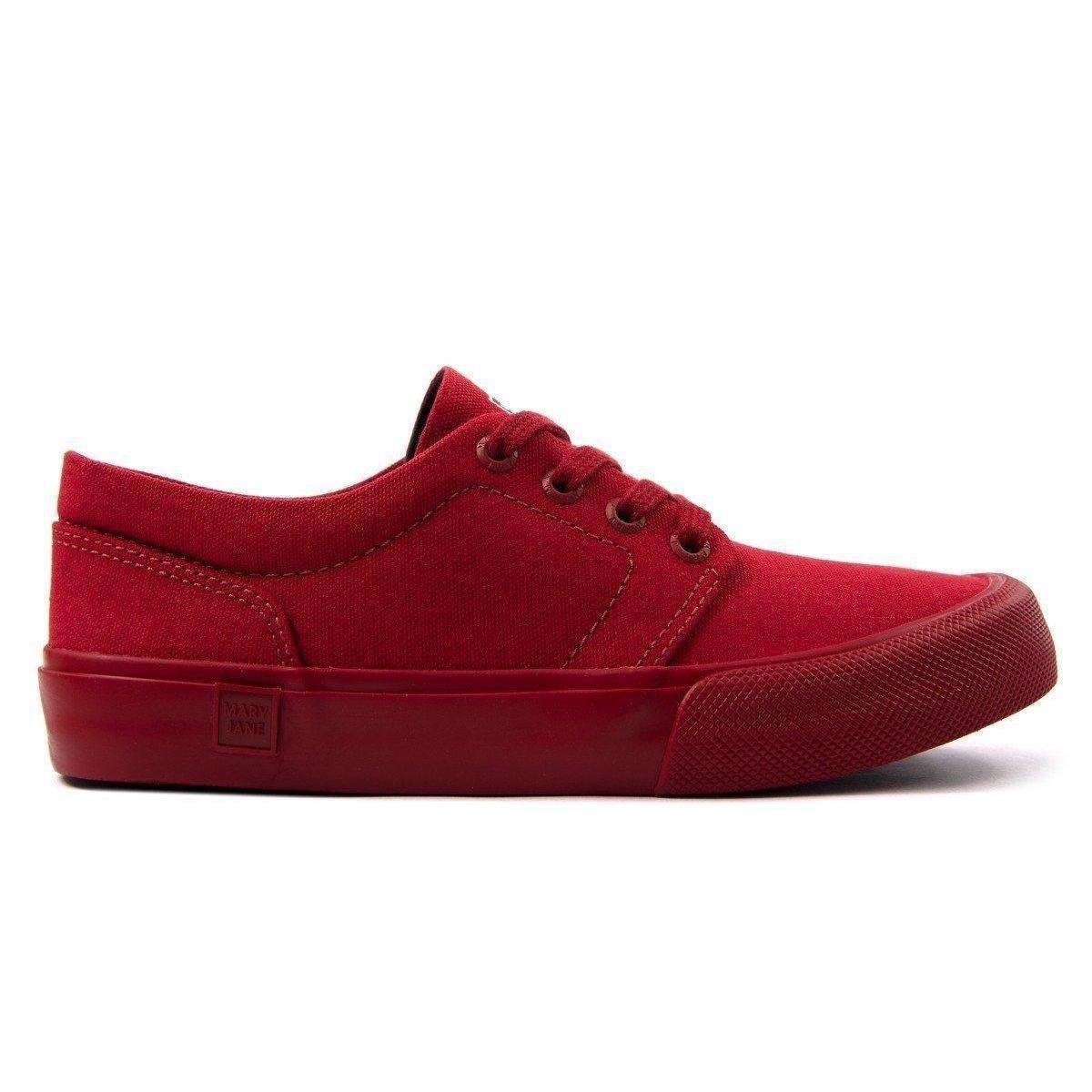 tenis mary jane bordo