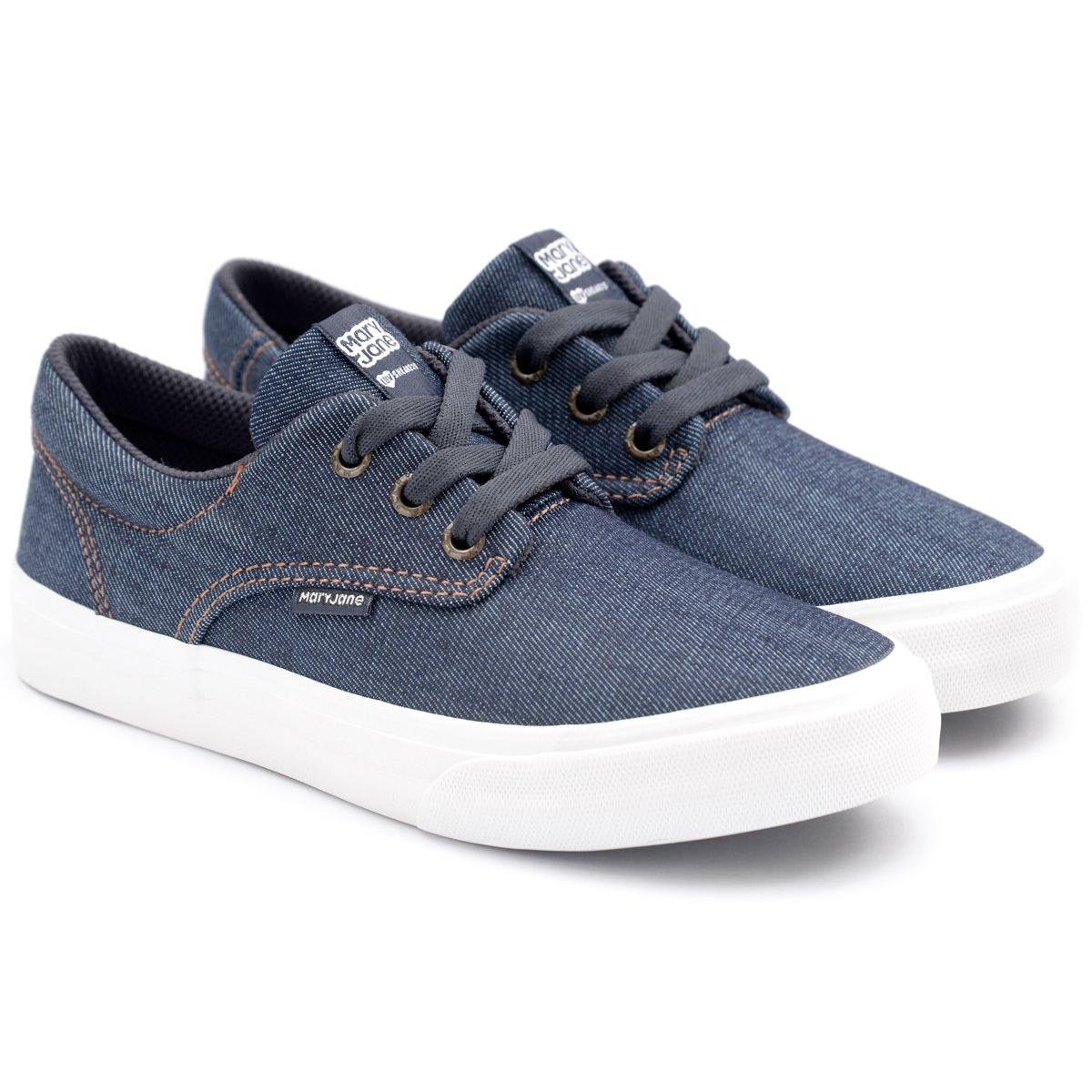 tenis mary jane azul