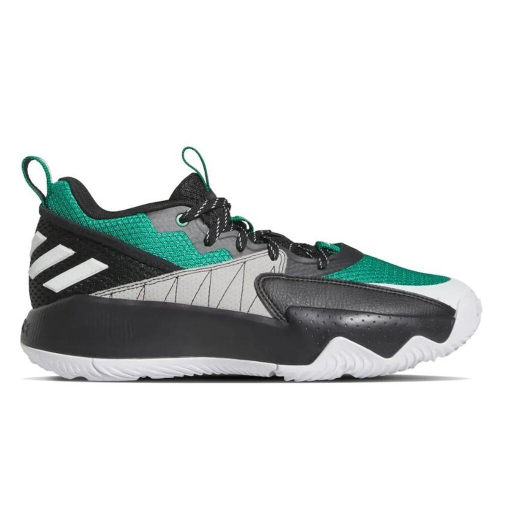 TENIS MASCULINO ADIDAS DAME CERTIFIED PRETO VERDE