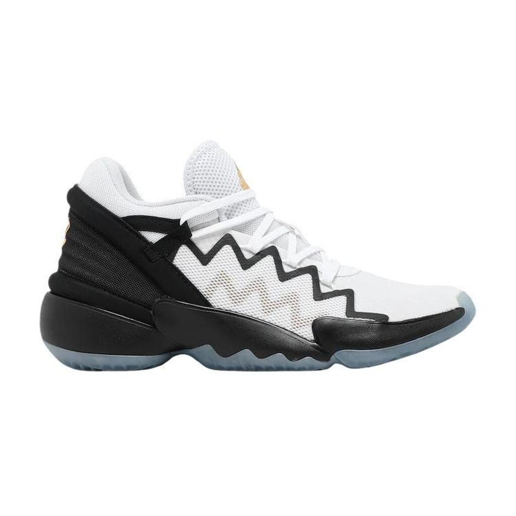 TENIS MASCULINO ADIDAS D.O.N ISSUE 2 FU7384 BRANCO PRETO