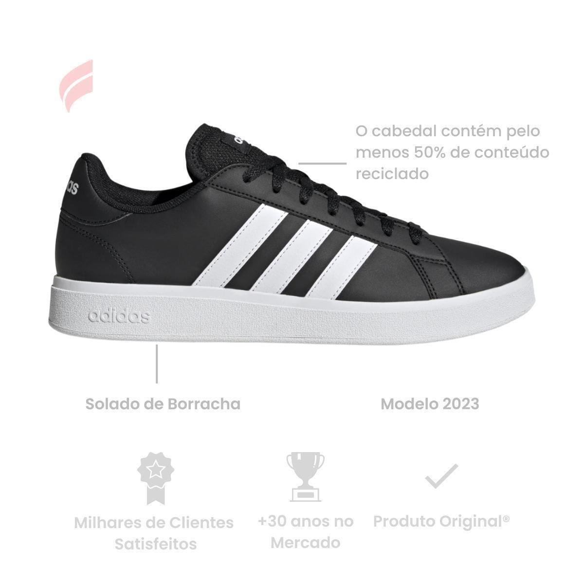 Tenis Masculino Adidas Grand Court Base 2.0 IQ5680