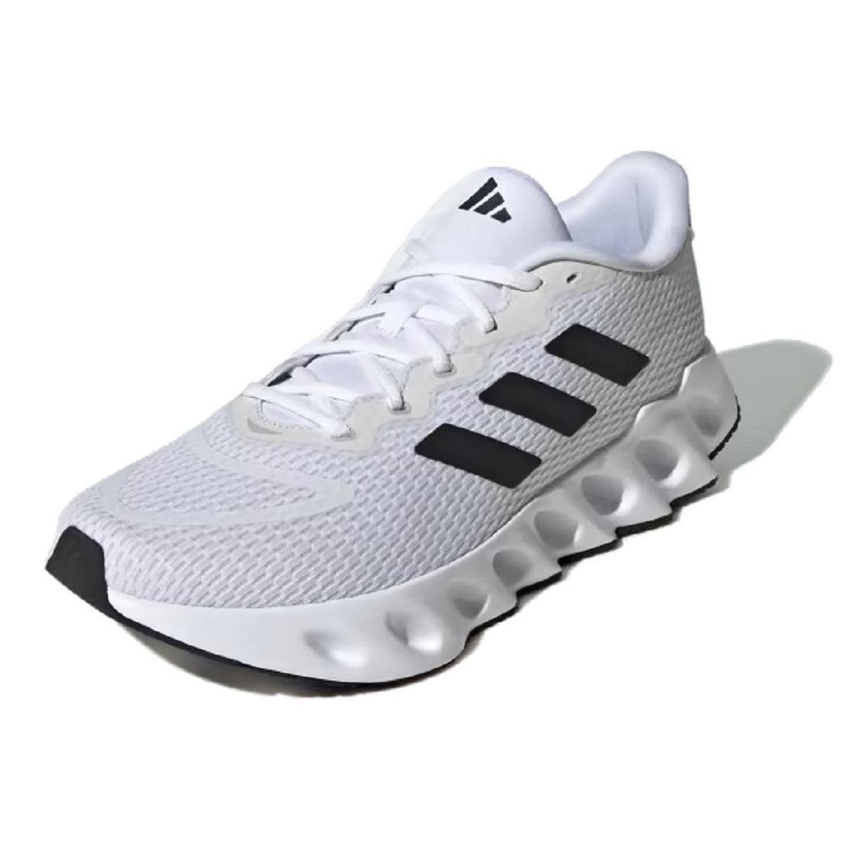 Tênis Masculino Adidas Switch Run - Branco+Preto Menor preço em Tênis Masculino Adidas Switch Run - Branco+Preto