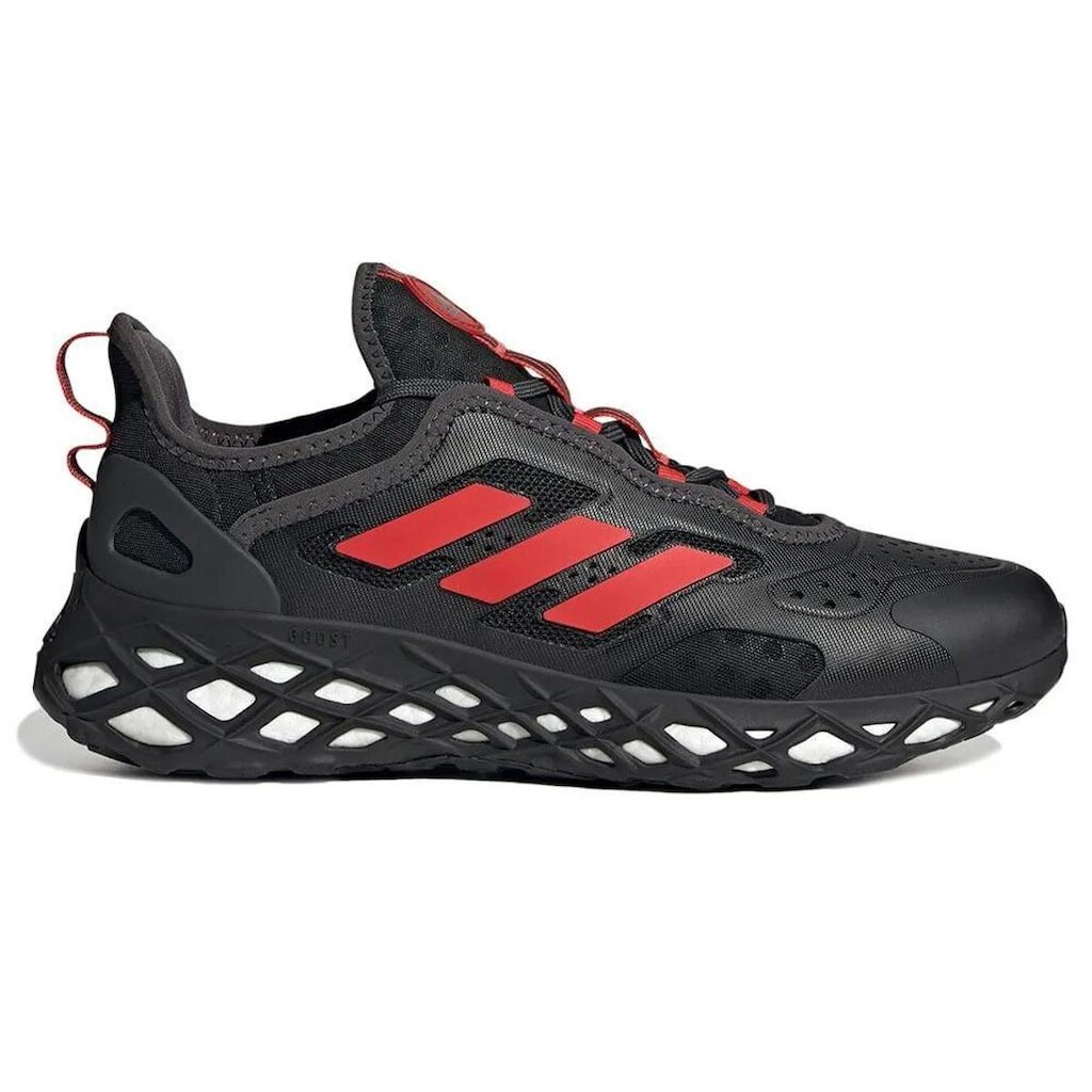 TENIS MASCULINO ADIDAS WEB-BOOST HQ4155 PRETO VERMELHO