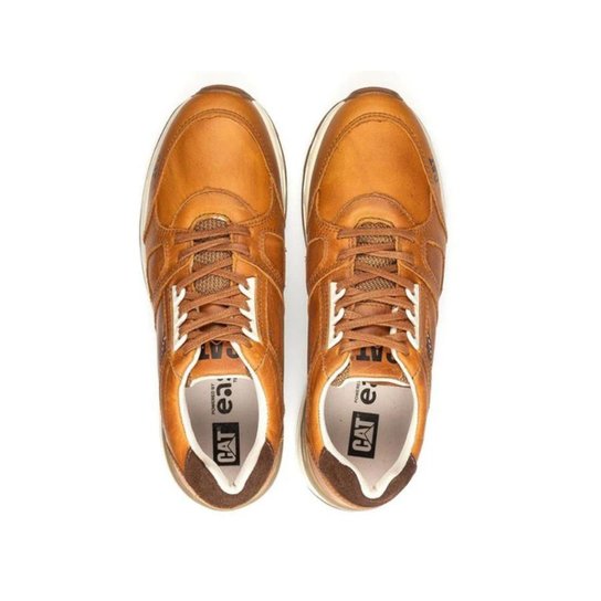 Tenis Masculino Adventure Casual em Couro Cevada - Cáqui Menor preço em Tenis Masculino Adventure Casual em Couro Cevada - Cáqui