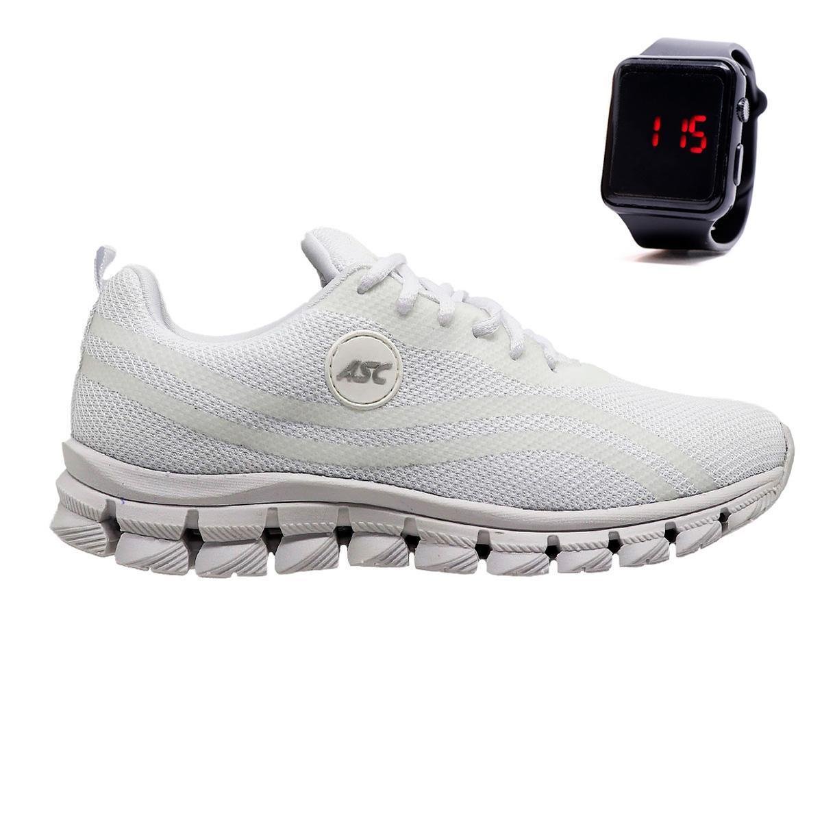 Tênis Masculino Ascension Lege 21 Tamanho Especial Com Relógio Menor preço em Tênis Masculino Ascension Lege 21 Tamanho Especial Com Relógio