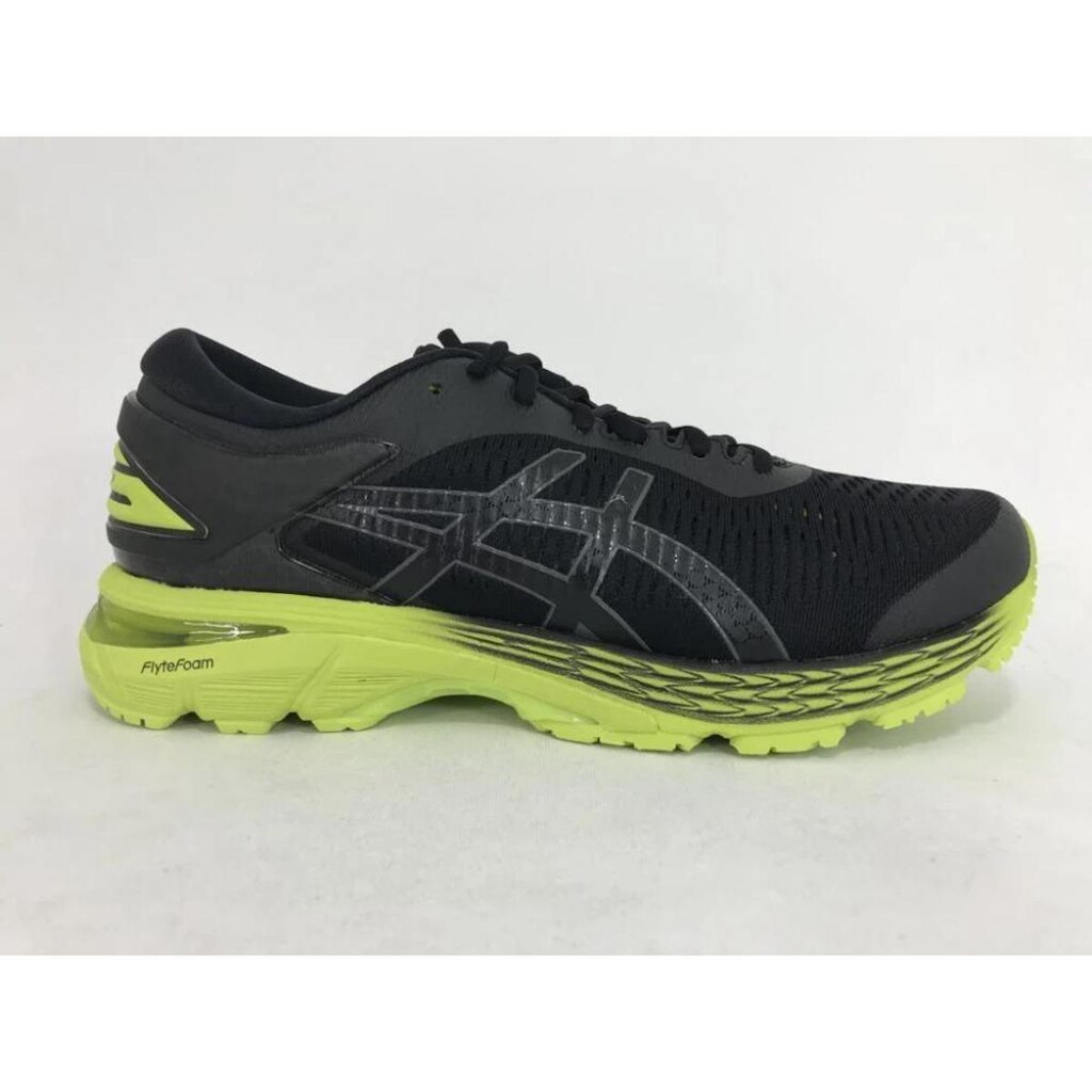 TENIS MASCULINO ASICS GEL-KAYANO 25 PRETO LIMÃO