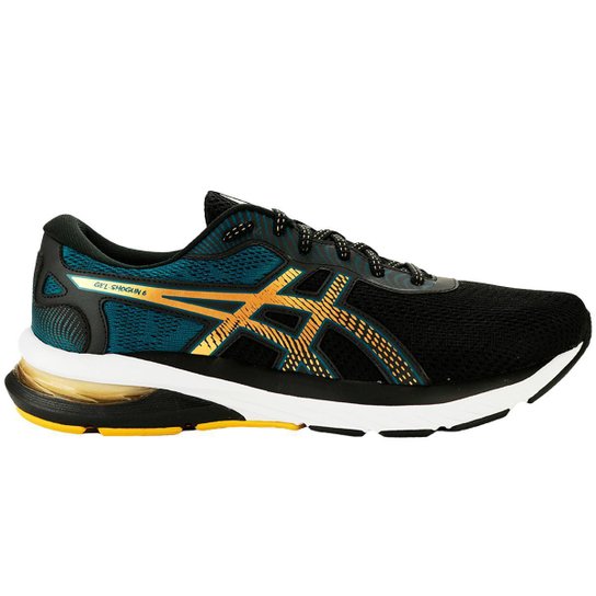 Tênis Masculino Asics Gel-Shogun 6 Original - Preto+Dourado Menor preço em Tênis Masculino Asics Gel-Shogun 6 Original - Preto+Dourado