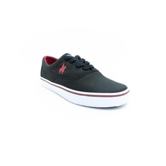 TEnis Masculino Black Horse Polo Farm 216 - Preto/vermelho