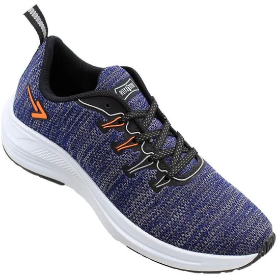Tênis Masculino Box 200 Ultraleve Caminhada Treino - Azul Menor preço em Tênis Masculino Box 200 Ultraleve Caminhada Treino - Azul