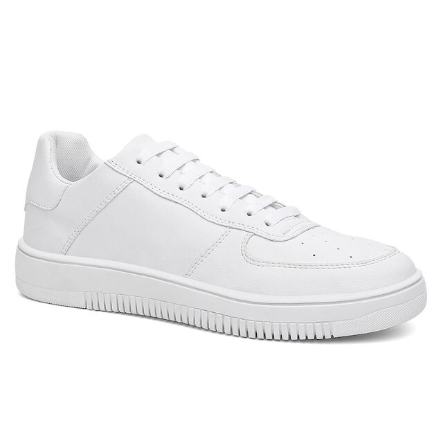Tenis Masculino Branco Casual Confortavel Para O Dia a Dia