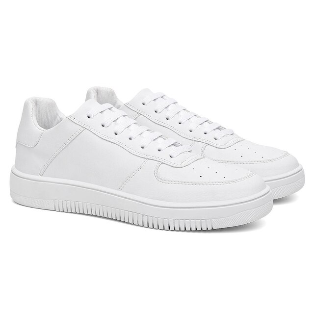 Tenis Masculino Branco Casual Confortavel Para O Dia a Dia