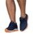 Tênis Masculino Caminhada Academia Treino Cross Lançamento - Azul Turquesa+Laranja