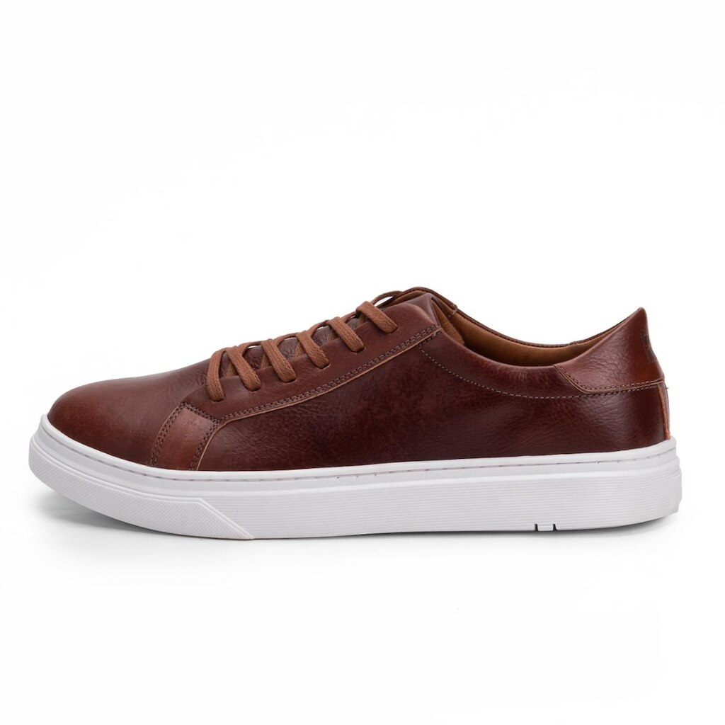 Tenis Masculino Casual Couro Leve e Confortável Original