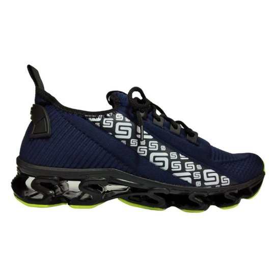 Tênis Masculino Casual Original Star Flex 12 Mola Lançamento - Caramelo+Amarelo Menor preço em Tênis Masculino Casual Original Star Flex 12 Mola Lançamento - Caramelo+Amarelo