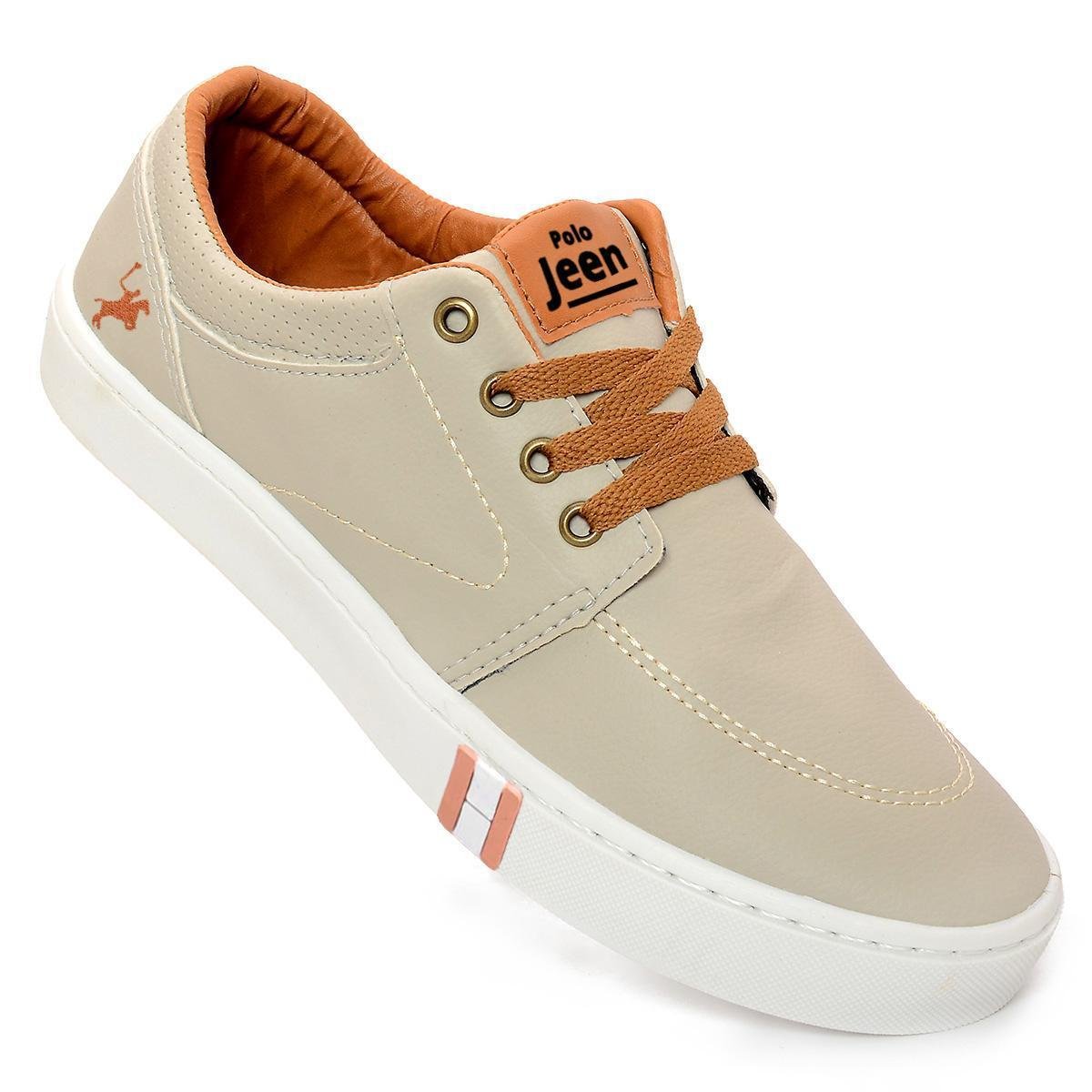 Tenis Masculino Casual Polo Em Couro Confortável Sapatenis Menor preço em Tenis Masculino Casual Polo Em Couro Confortável Sapatenis