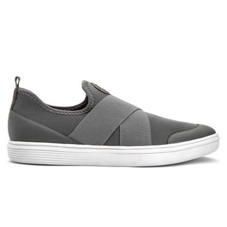 Tenis Masculino Cinza Conforto 16005