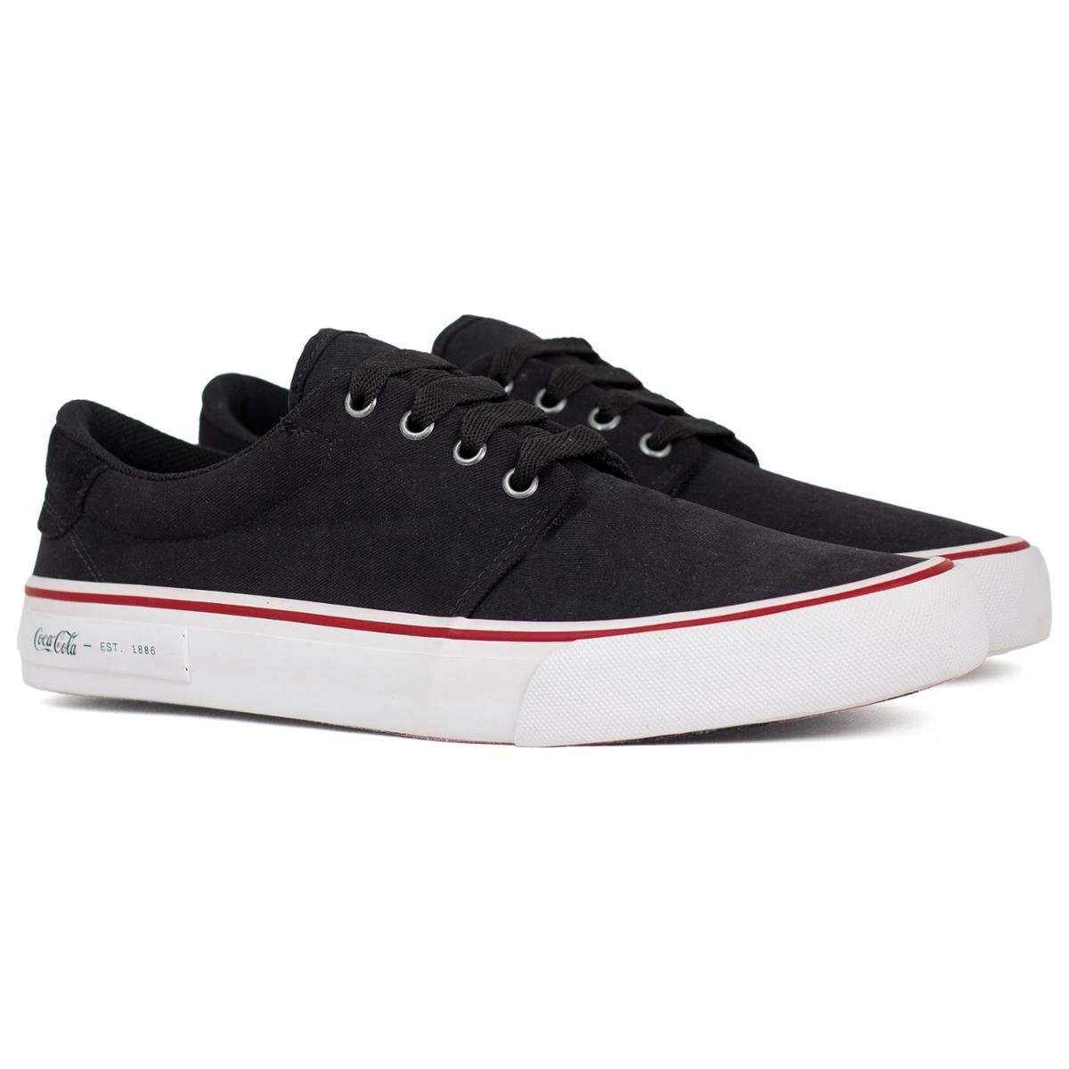 Tênis Masculino Coca Cola City Casual Confortável Calce Fácil Cadarço 2074 Menor preço em Tênis Masculino Coca Cola City Casual Confortável Calce Fácil Cadarço 2074