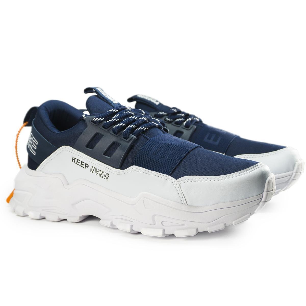 Tenis Masculino Confortável e Estiloso Para Trabalho Estudo - Azul ...