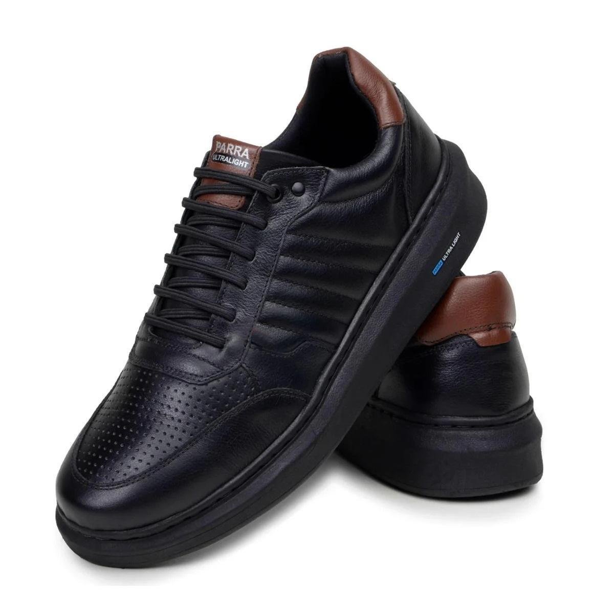 Tenis Masculino Couro 100% Legitimo Moderno Casual Detalhado Sola Alta Sapatenis Confortável Macio Menor preço em Tenis Masculino Couro 100% Legitimo Moderno Casual Detalhado Sola Alta Sapatenis Confortável Macio