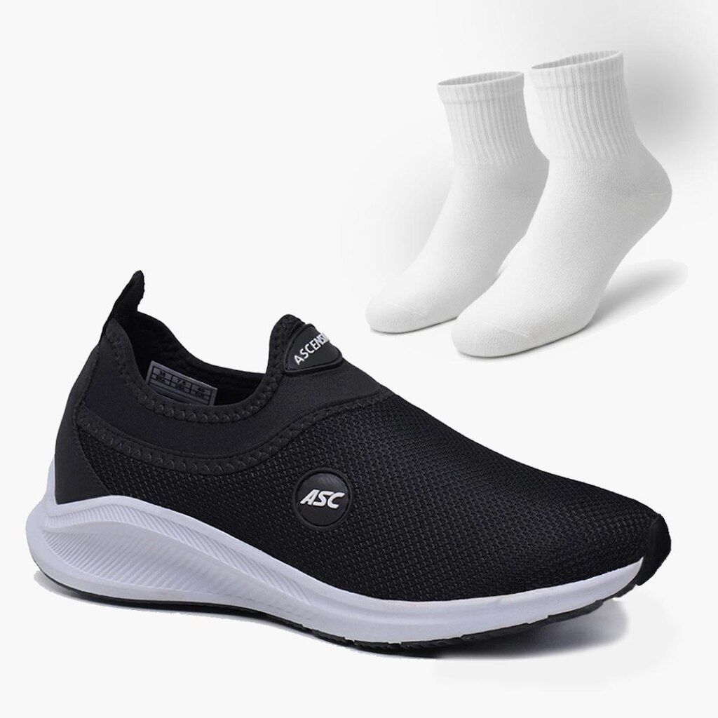 Tênis Masculino Esportivo Com Meia Cano Médio Perfeito para Caminhadas, Treinos, Cross e Dia a Dia
