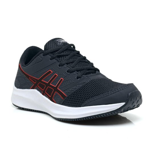 Tenis Masculino Esportivo Ultraflex Super Leve Confortável - Preto+Vermelho Menor preço em Tenis Masculino Esportivo Ultraflex Super Leve Confortável - Preto+Vermelho