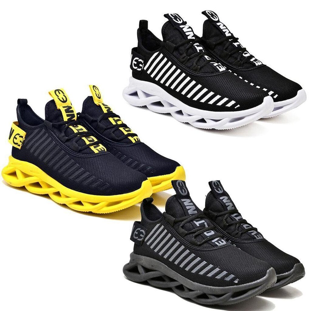 Tênis Masculino Feminino Palm Anatômica Confortável Kit 3