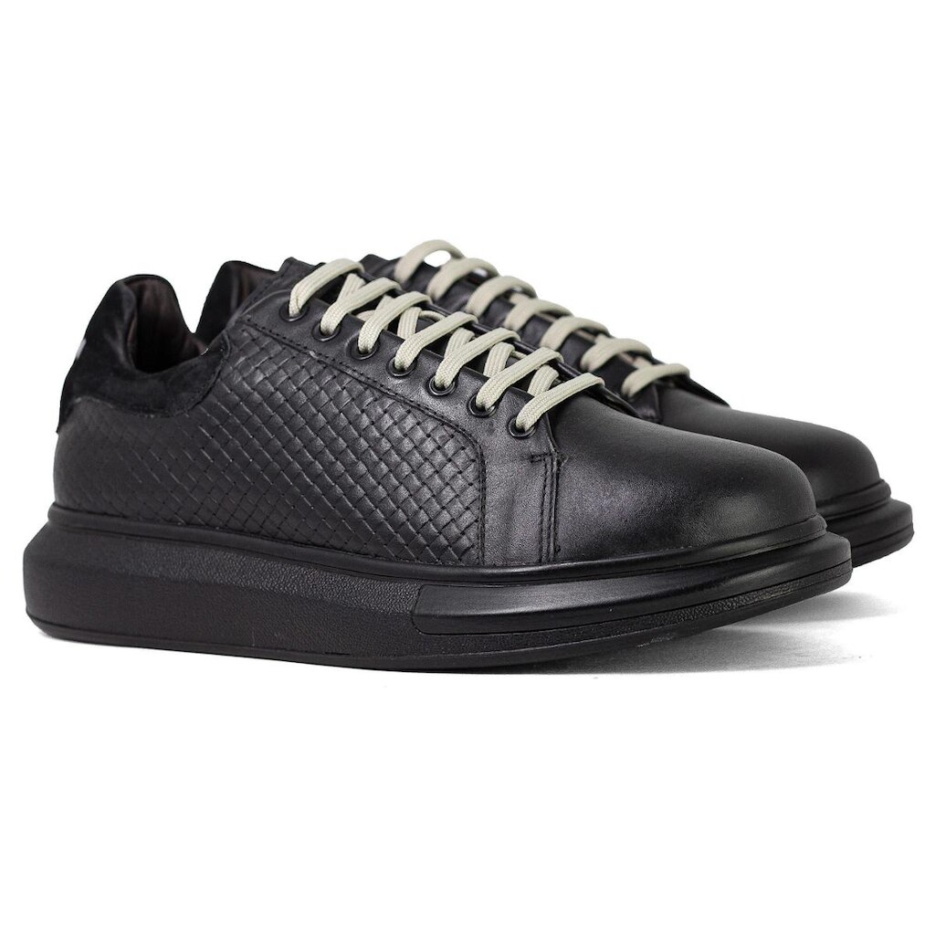 Tênis Masculino Ferracini 24h Impulse Couro Tressê Conforto Cadarço 7615-570