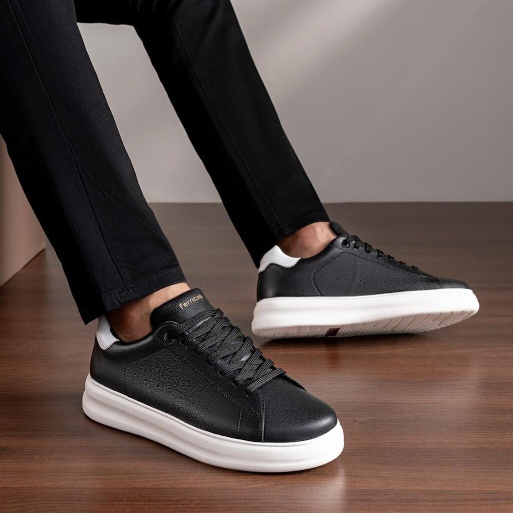 Tênis Masculino Ferricelli Couro Macio Conforto Casual