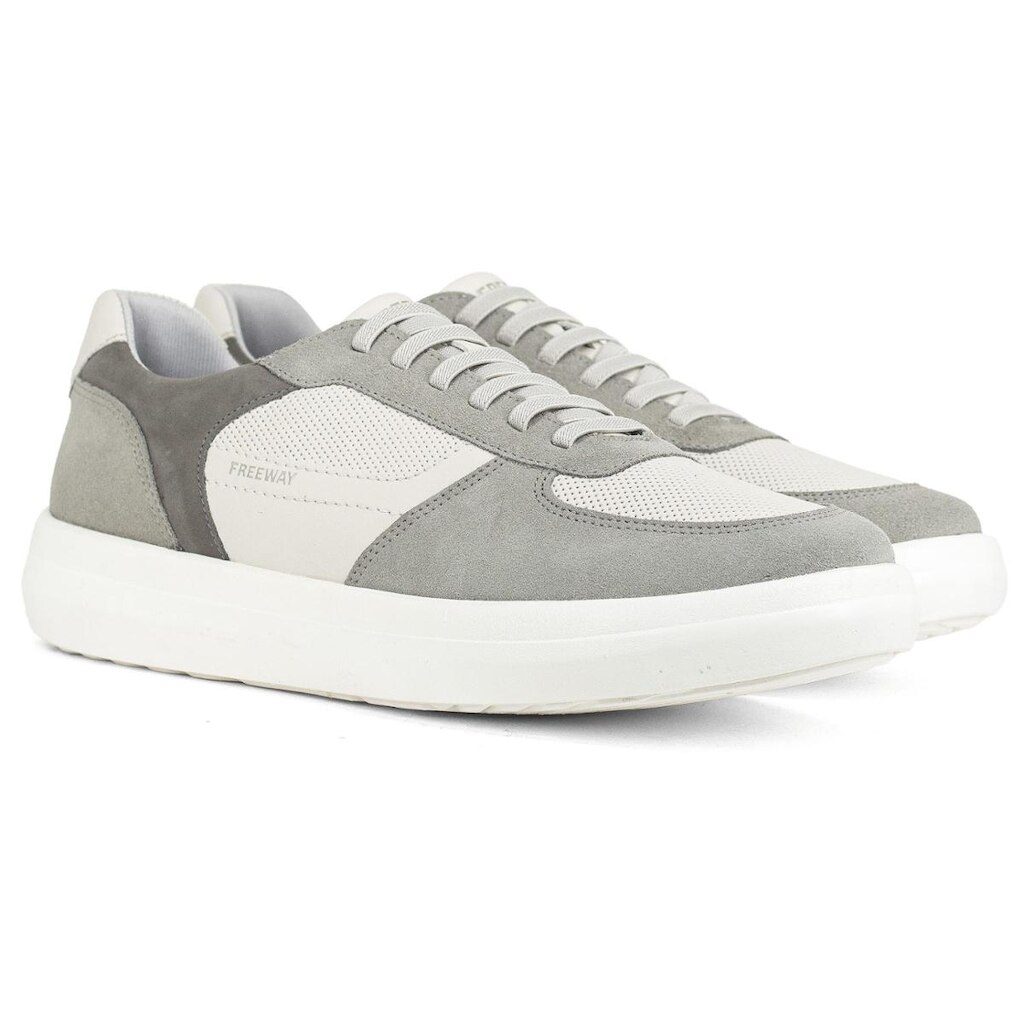 Tênis Masculino Freeway Casual Emove04 Couro Camurça Confortável EMOVE04