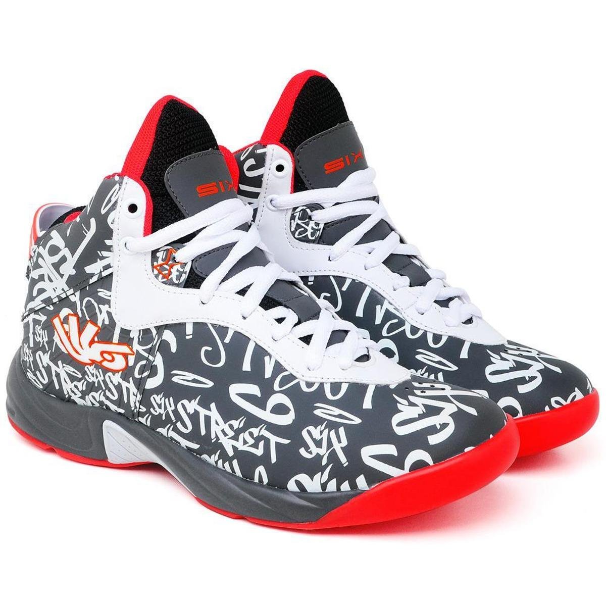 Tênis Masculino Infinity Tamanho Especial Ideal P/ Basquete Esportes Couro Aderência Menor preço em Tênis Masculino Infinity Tamanho Especial Ideal P/ Basquete Esportes Couro Aderência