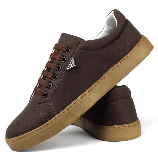 Tênis Masculino JG Sapatenis SB - Café Menor preço em Tênis Masculino JG Sapatenis SB - Café