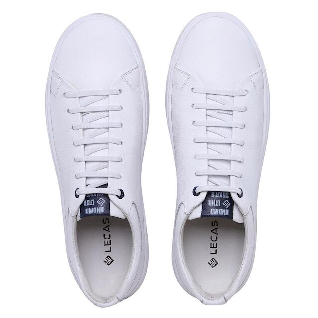 Tênis Masculino LECAS Linha Toronto em Couro Macio com conforto ...