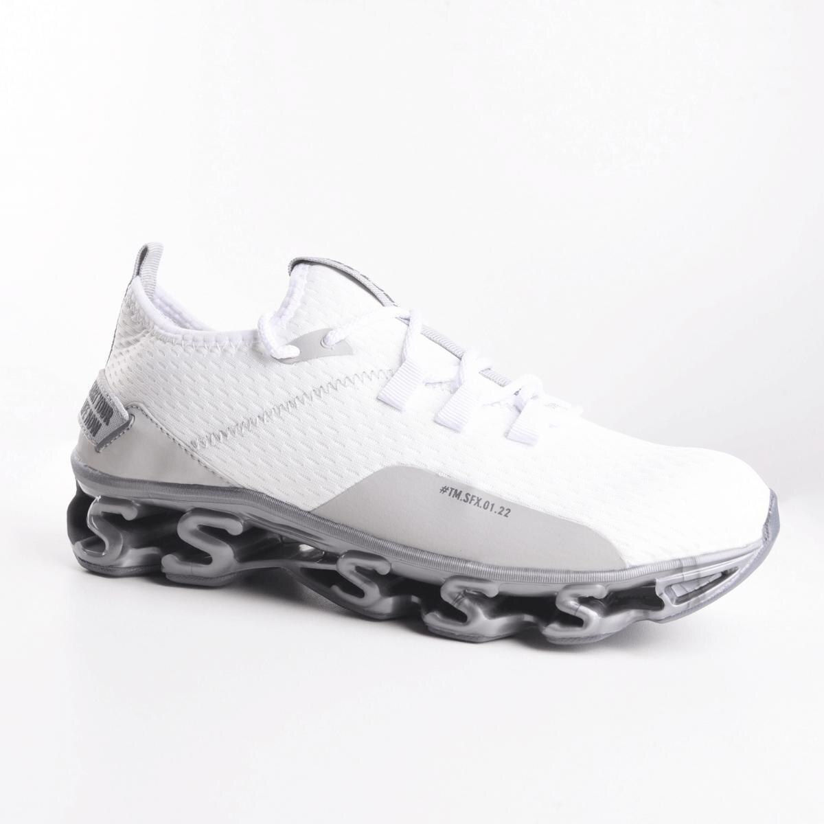 Tênis Masculino molas com amortecedor tenis mola 12 - Branco | Netshoes