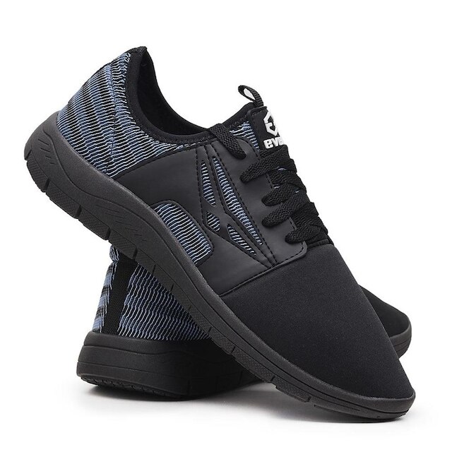 Menor preço em Tênis Masculino Nylon Cadarço Textura Confortável Dia a Dia - Azul