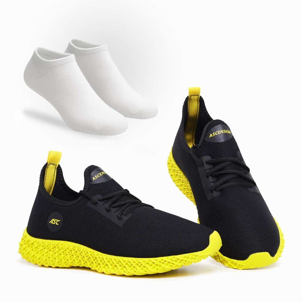Tênis Masculino para Treino e Caminhada com Meia – Leveza e Conforto Garantidos