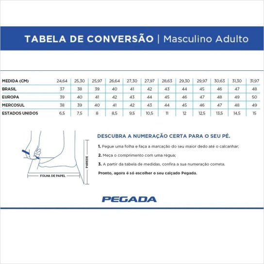 Tênis Masculino Pegada Casual
