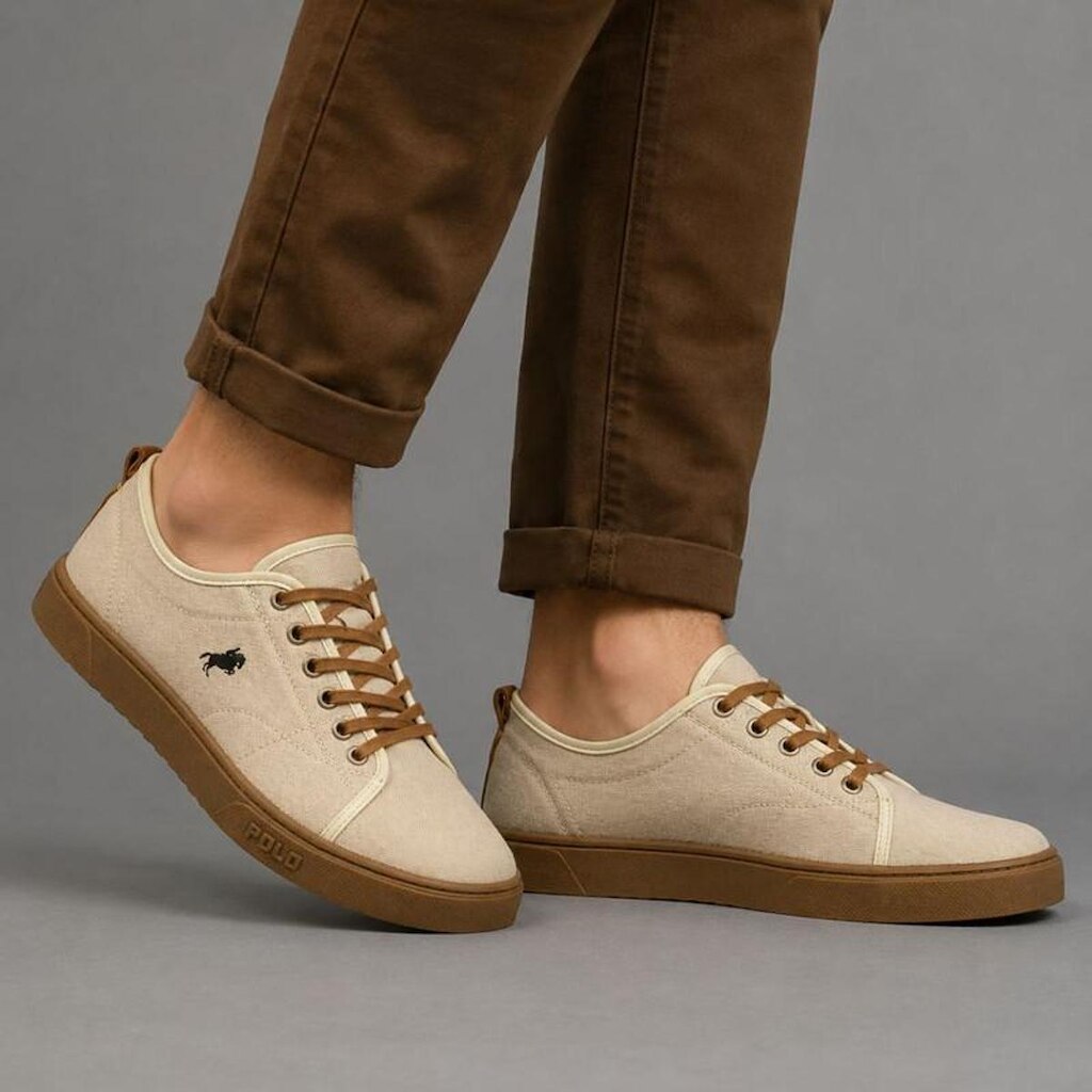 Tênis Masculino Polo De Amarrar Super Leve E Macio 2200